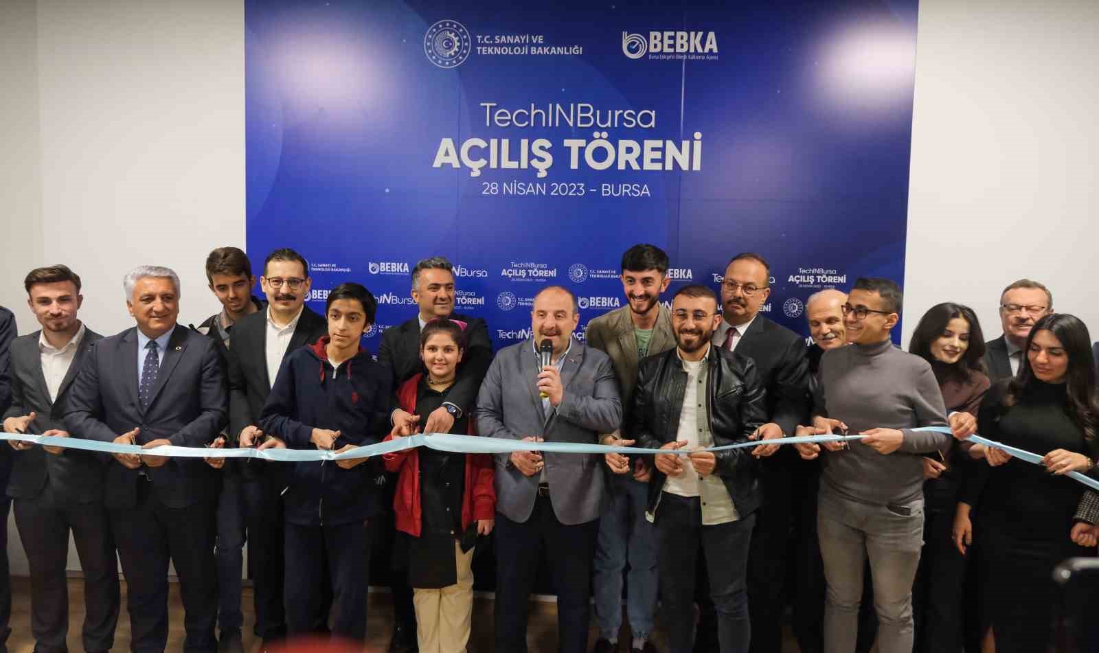 BEBKA’NIN GİRİŞİMCİLİK EKOSİSTEMİNİ HAREKETLENDİRECEK PROJESİ TECHINBURSA GİRİŞİMCİLİK MERKEZİ’NİN AÇILIŞI SANAYİ