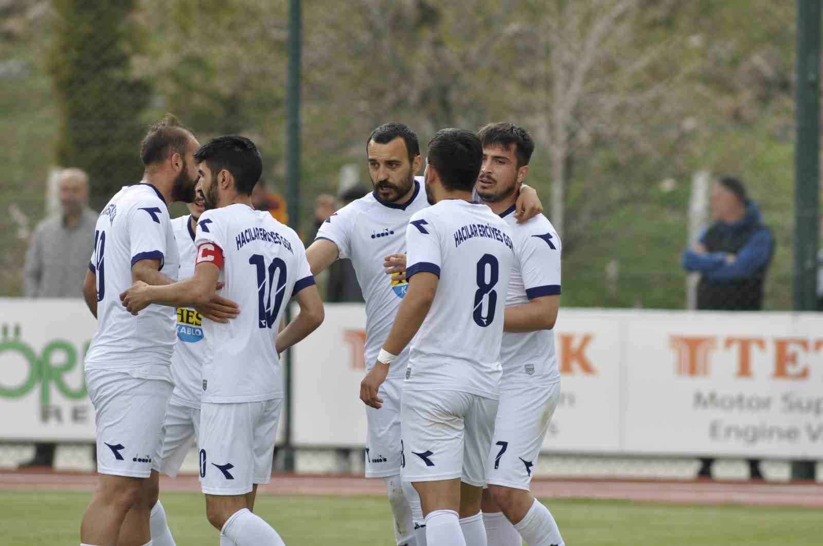 BÖLGESEL AMATÖR LİG 6.GRUPTA LİGİN 26.HAFTASINDA HACILAR ERCİYESSPOR EVİNDE OYNADIĞI