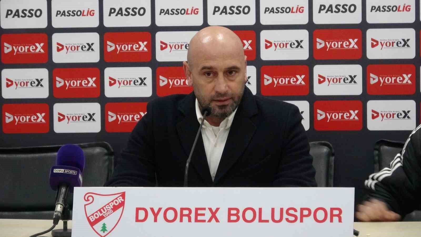 SPOR TOTO 1.LİG'İN 31. HAFTASINDA OYNANAN BOLUSPOR-BODRUMSPOR MAÇININ ARDINDAN İKİ