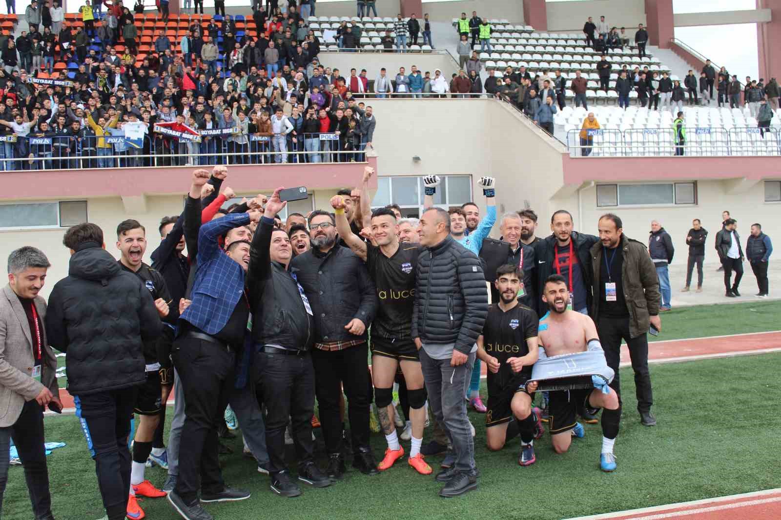 BOYABAT 1868 SPOR, BAL LİGİ PLAY OFF FİNAL MÜSABAKASINDA SİNOPSPOR'U
