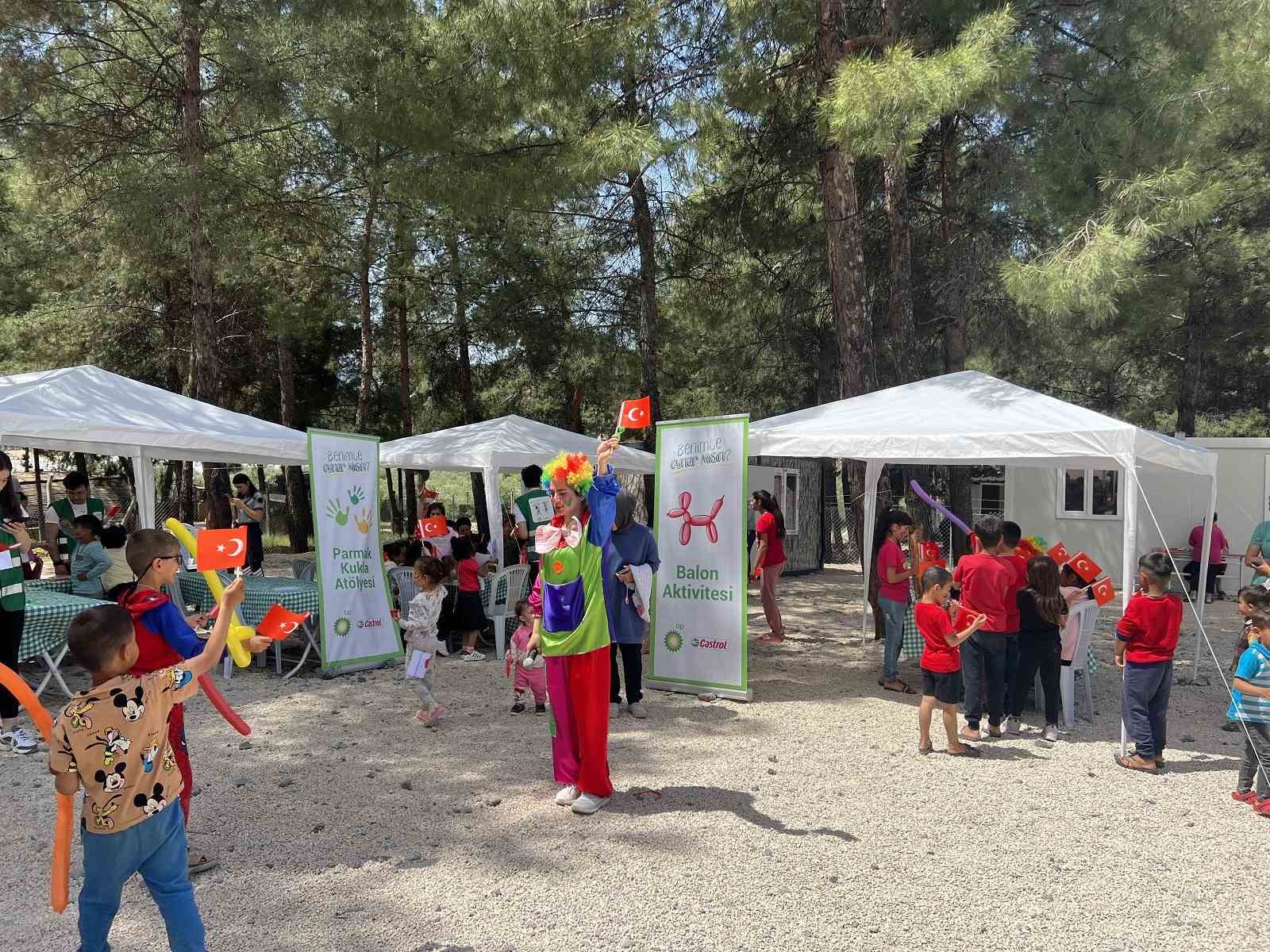 BP TÜRKİYE VE CASTROL TÜRKİYE HATAY’DA DEPREMDEN ETKİLENEN ÇOCUKLARA PSİKOSOSYAL