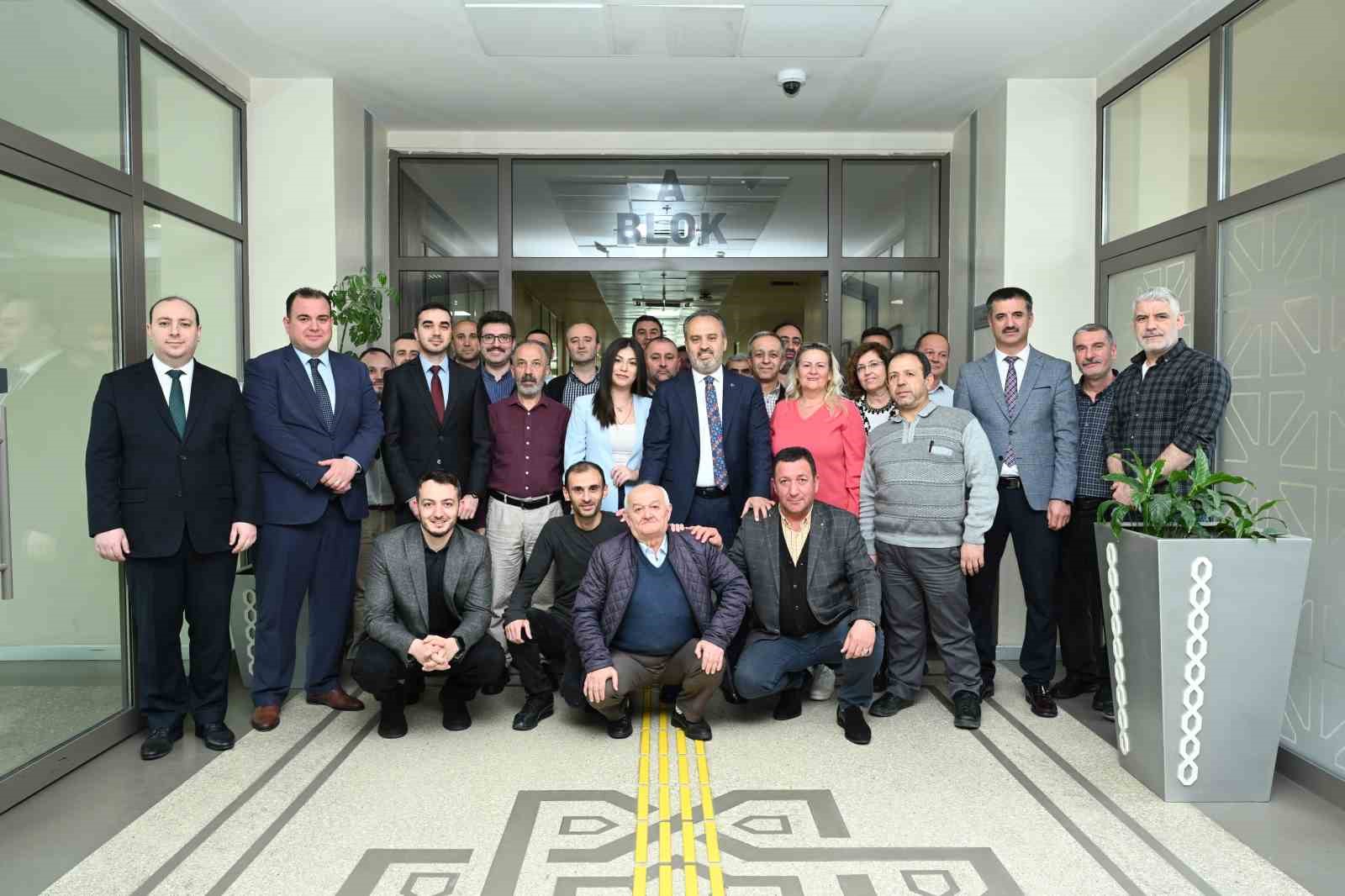 BURSA BÜYÜKŞEHİR BELEDİYESİ BAYRAMLAŞTI