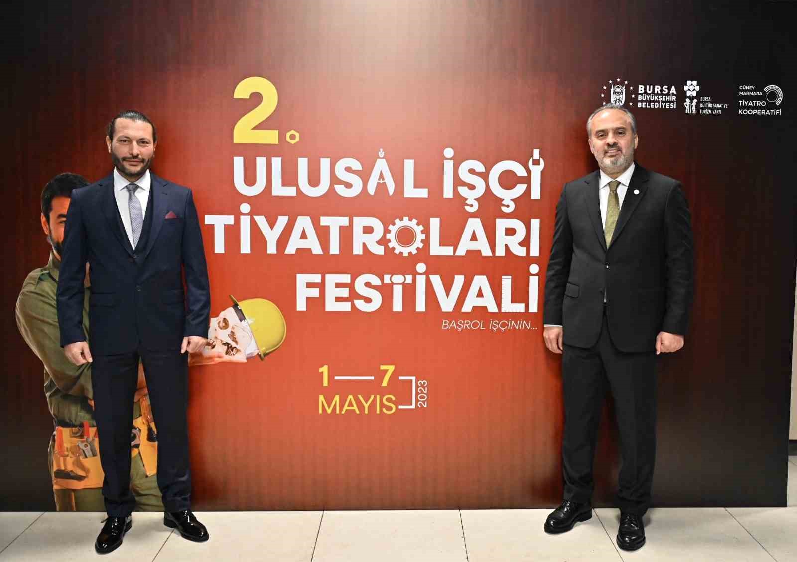 BURSA BÜYÜKŞEHİR BELEDİYE BAŞKANI ALİNUR AKTAŞ, GÜNEY MARMARA TİYATRO KOOPERATİFİ