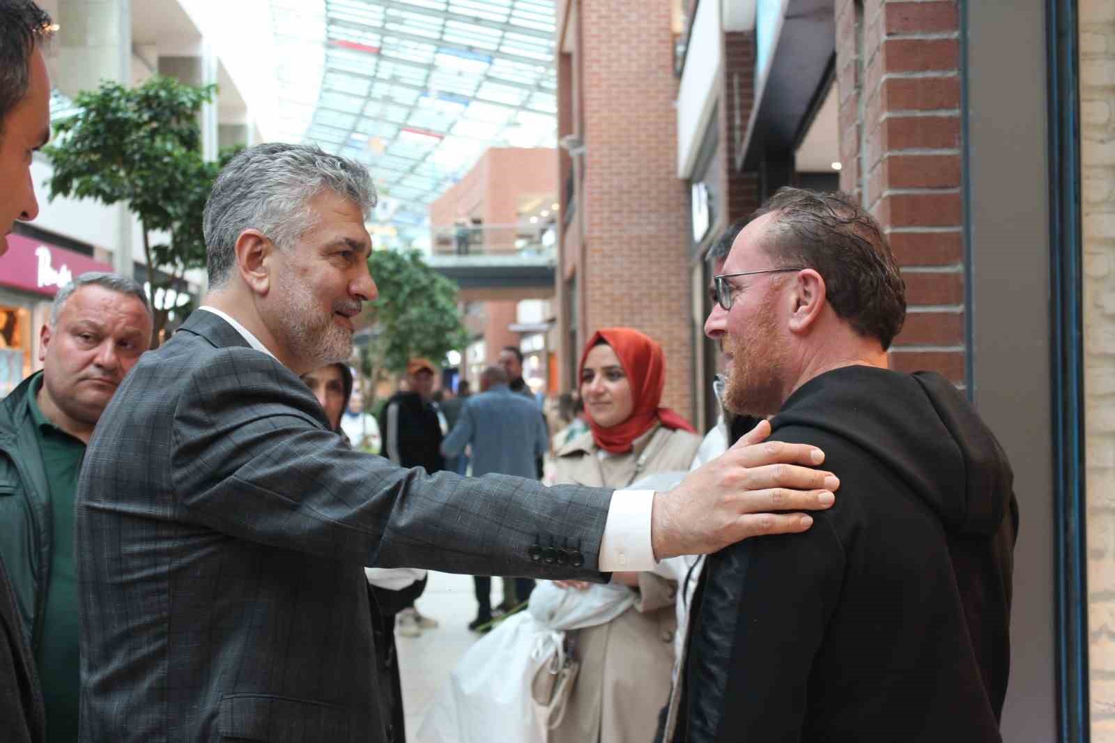 AK PARTİ TRABZON MİLLETVEKİLİ ADAYI YILMAZ BÜYÜKAYDIN SEÇİM KAMPANYALARI KAPSAMINDA