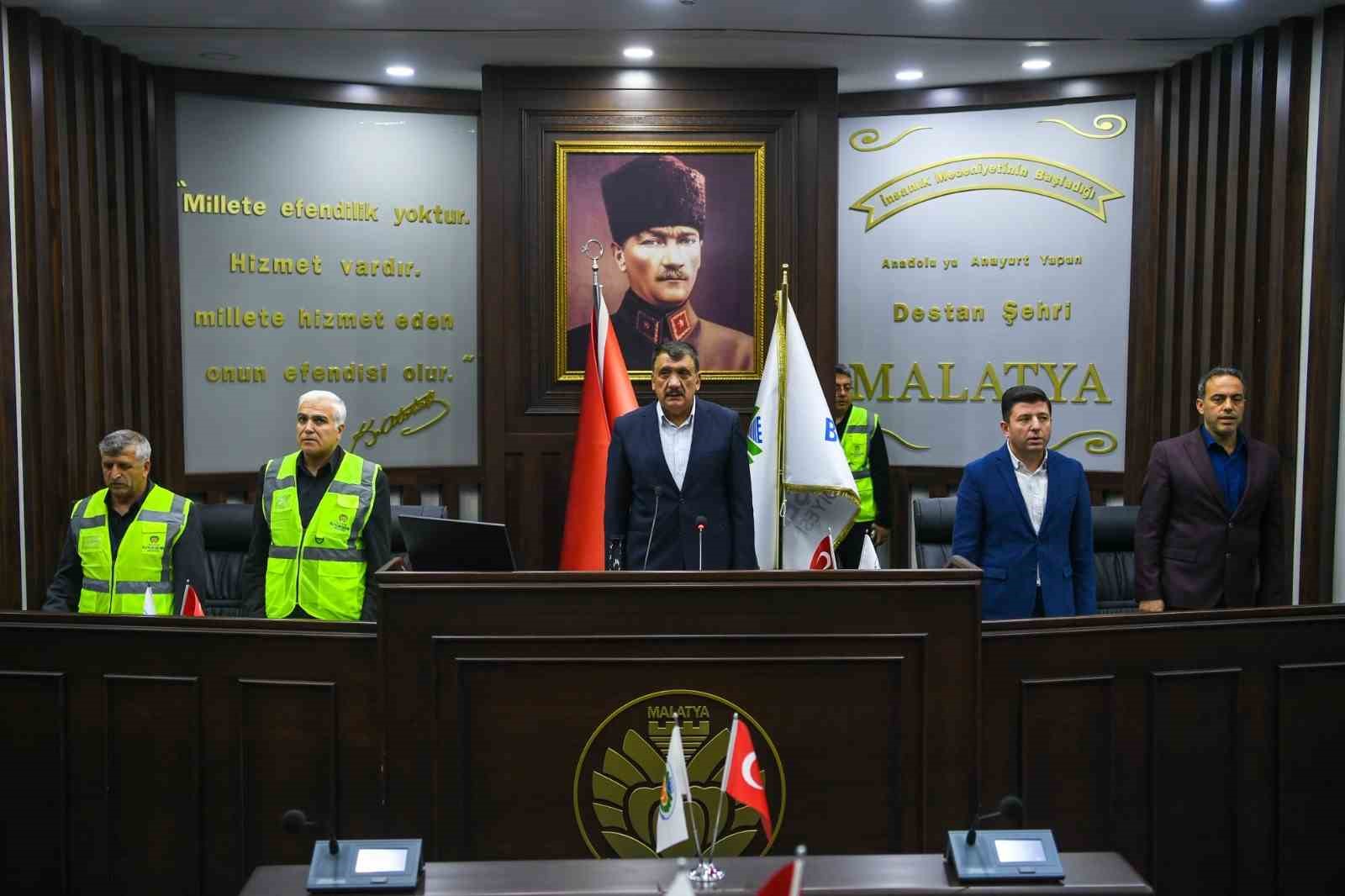 MALATYA BÜYÜKŞEHİR BELEDİYE MECLİSİNİN NİSAN AYI 1. BİRLEŞİMİ MALATYA BÜYÜKŞEHİR