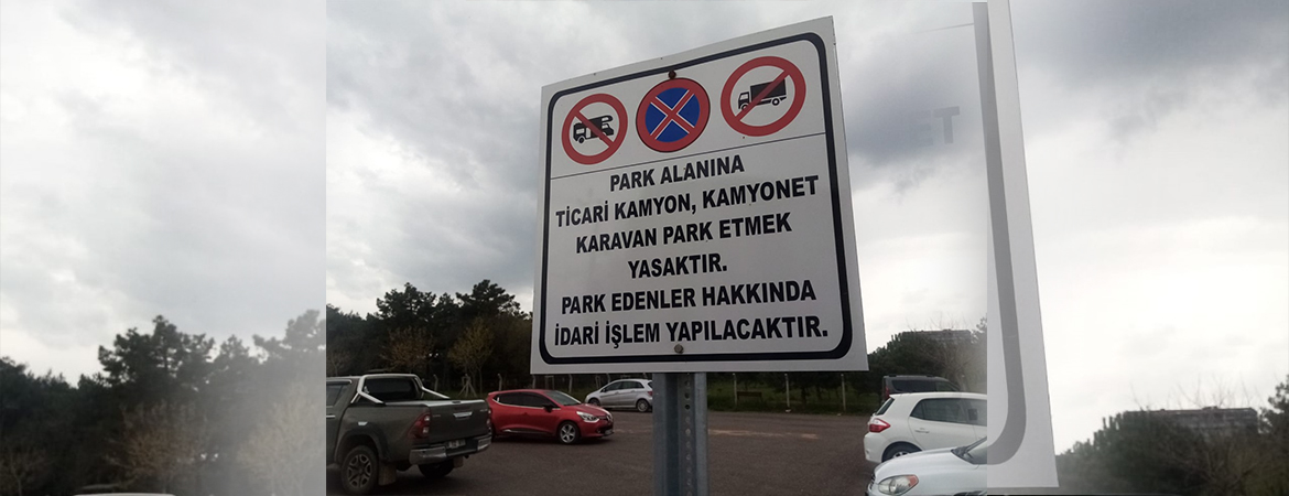 Paşakonak Mahallesi’nde bulunan General Balcı Çamlığı yakınındaki otopark alanı bazı