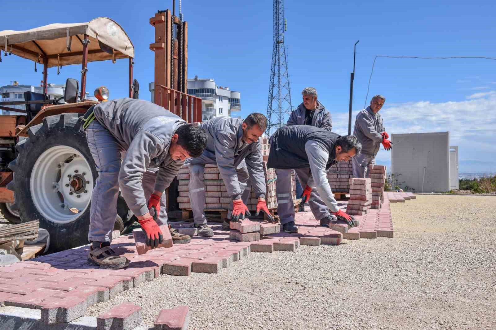 KEPEZ BELEDİYESİ, ÇANKAYA MAHALLESİ’NDE 6 BİN 200 METREKARE  ALAN