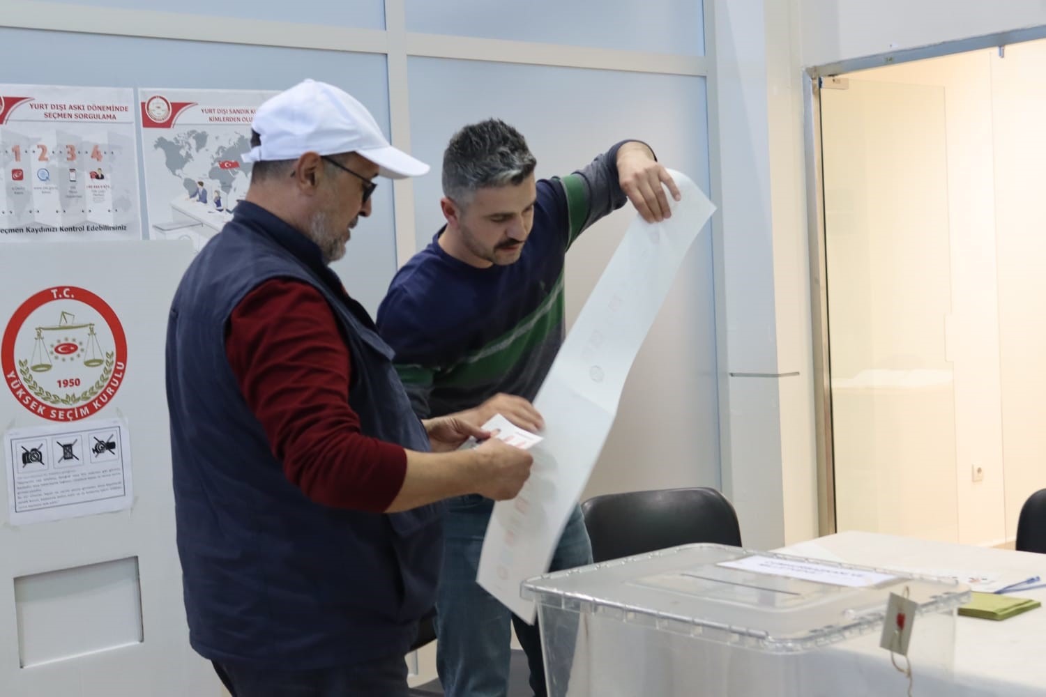 ÇARDAK HAVALİMANI'NDA CUMHURBAŞKANI VE 28. DÖNEM MİLLETVEKİLİ GENEL SEÇİMLERİ ÇERÇEVESİNDE