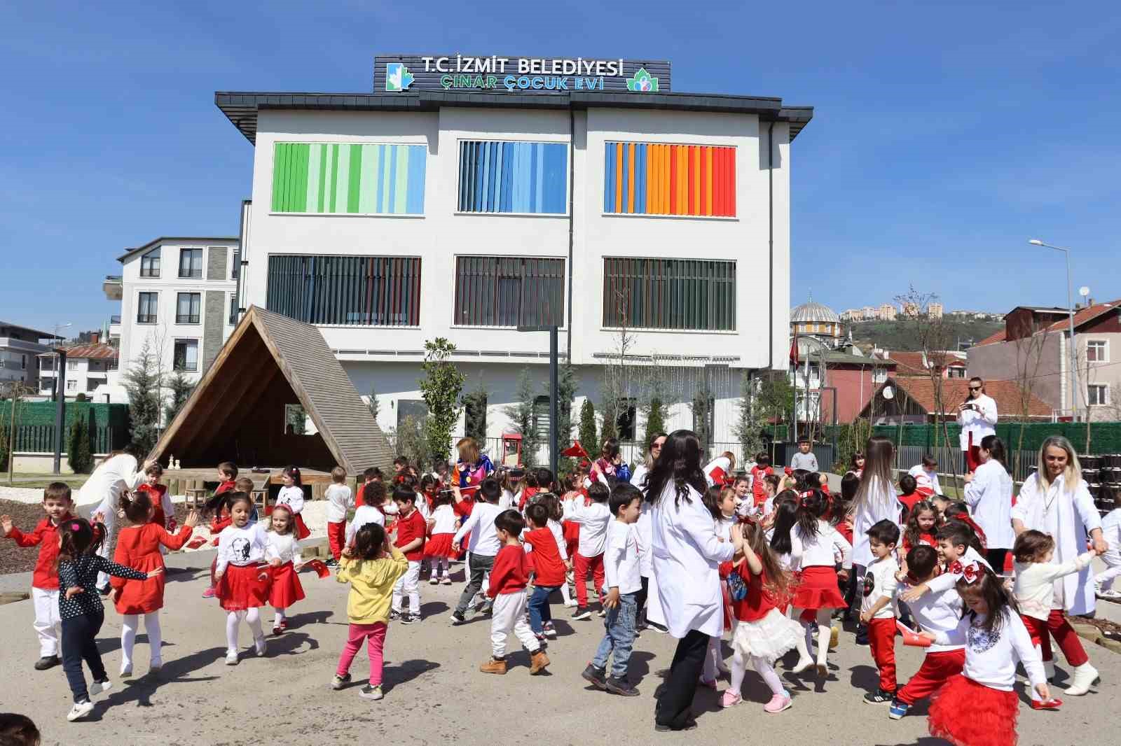 İZMİT BELEDİYESİ ÇINAR ÇOCUK EVİ ÖĞRENCİLERİ, OKULLARIN ARA TATİLE GİRECEK