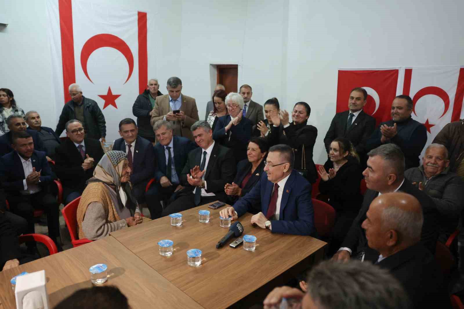 Cumhurbaşkanı Yardımcısı Oktay: “Kıbrıslı Rumlar, ’karşı tarafı desteklerseniz Kıbrıs için de bir fırsat doğabilir’ diye Batı’ya sesleniyorlar”