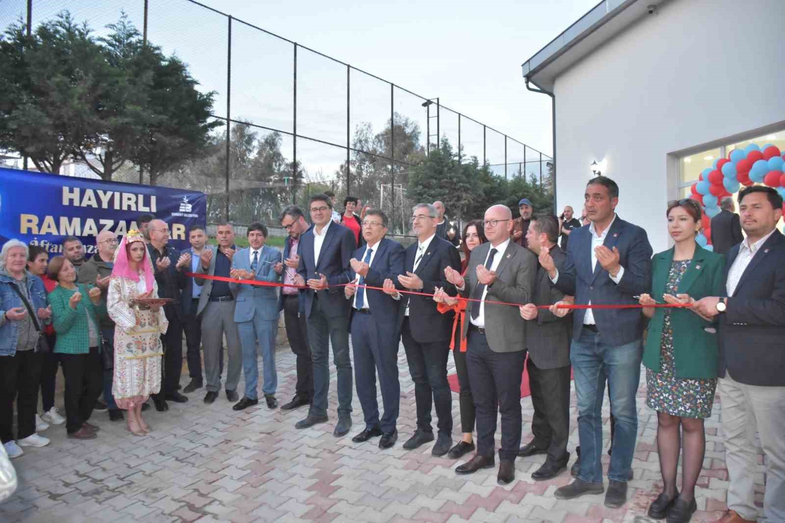 BALIKESİR’İN EDREMİT BELEDİYESİ TARAFINDAN YAPIMI TAMAMLANAN DARSOFA ÇOK AMAÇLI TOPLANTI