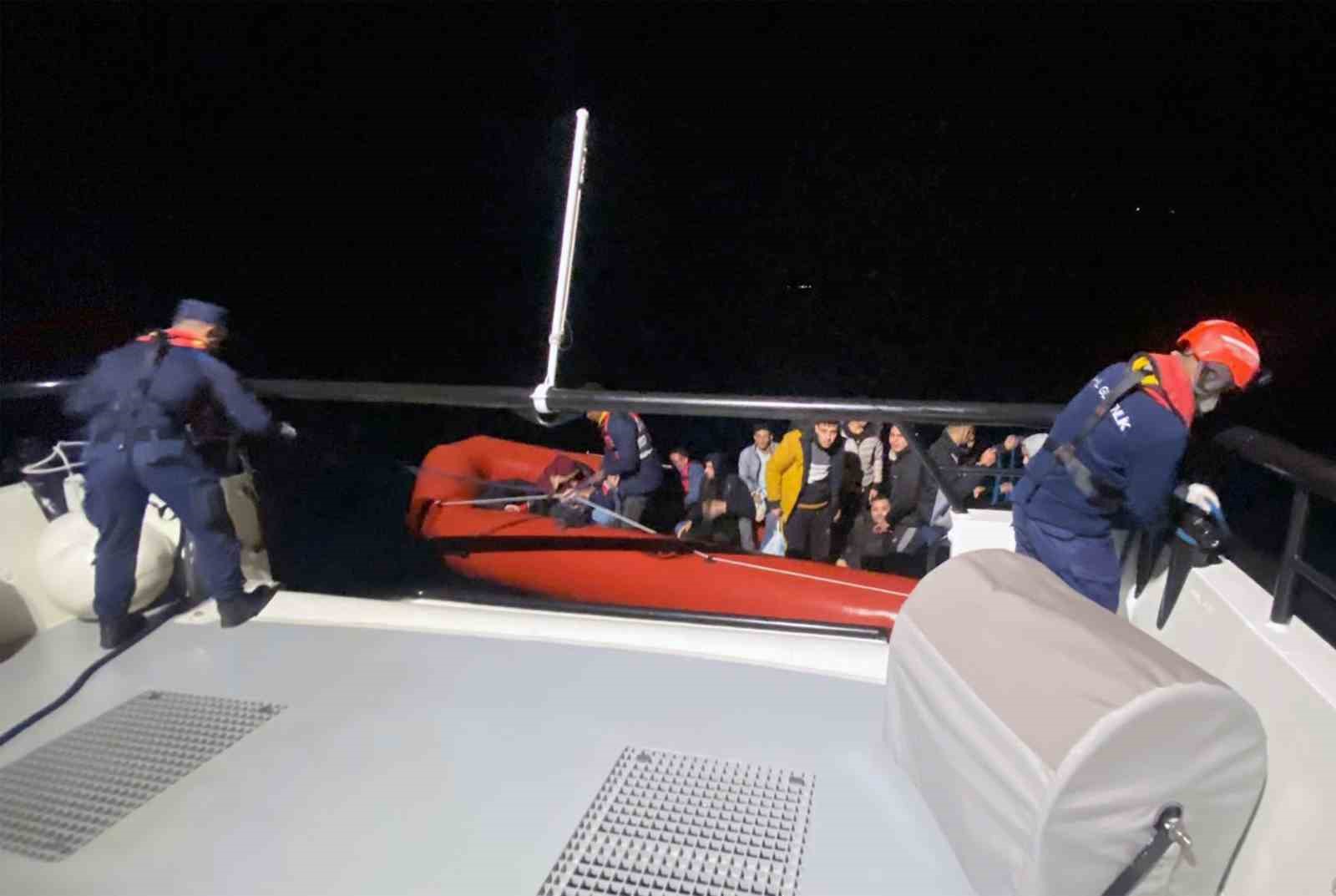 MUĞLA’NIN DATÇA İLÇESİ AÇIKLARINDA YUNANİSTAN SAHİL GÜVENLİK UNSURLARI TARAFINDAN TÜRK