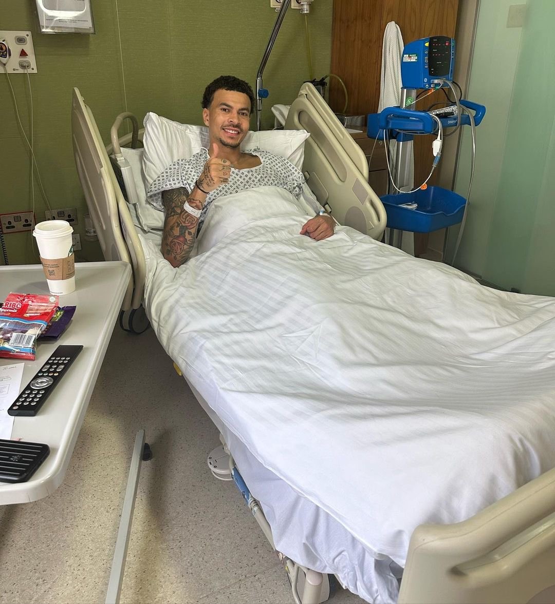 BEŞİKTAŞ’IN İNGİLİZ ORTA SAHA OYUNCUSU DELE ALLİ GEÇİRDİĞİ AMELİYATIN ARDINDAN