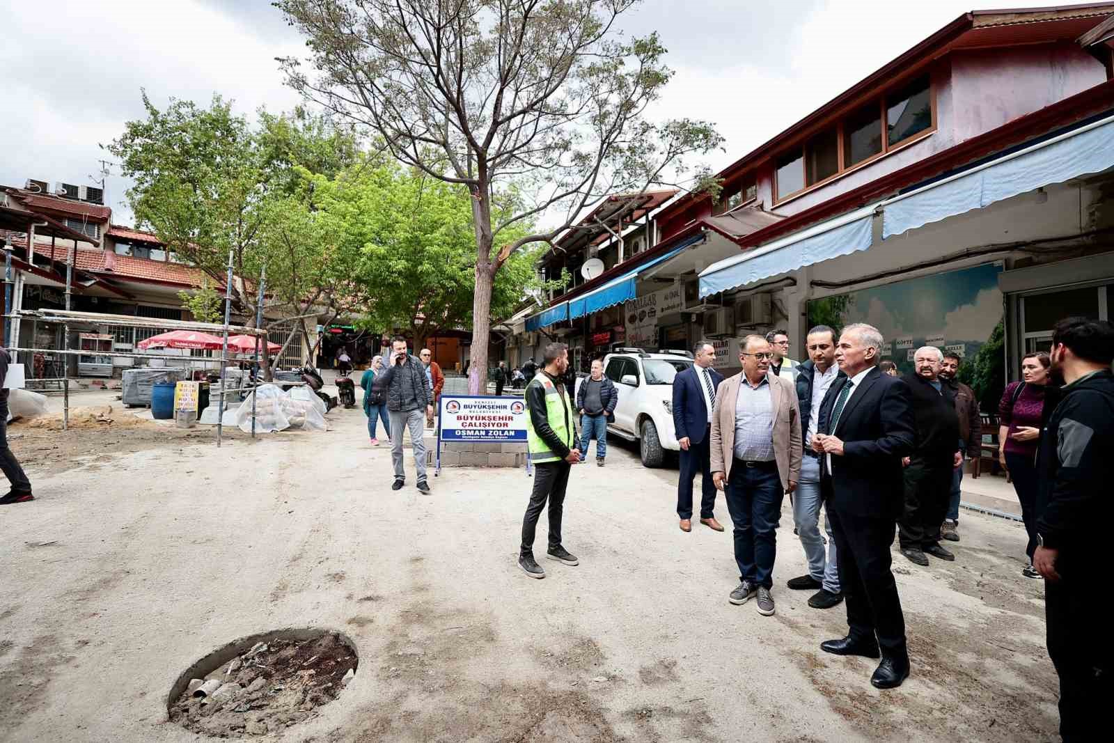 DENİZLİ BÜYÜKŞEHİR BELEDİYESİ, BAYRAMYERİ MEYDANI’NDAKİ YAĞ PEYNİR VE KASAPLAR HALİ’NDE