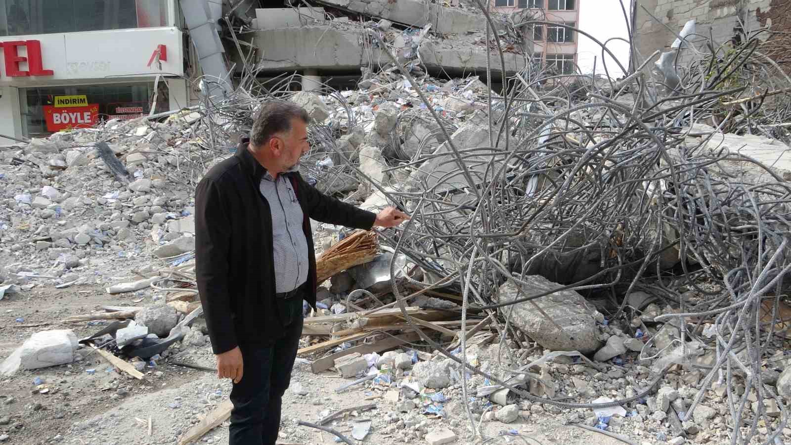 HACI OSMAN KALI, BİNANIN YIKILMASINA ÜZÜLDÜKLERİNİ SÖYLEDİ