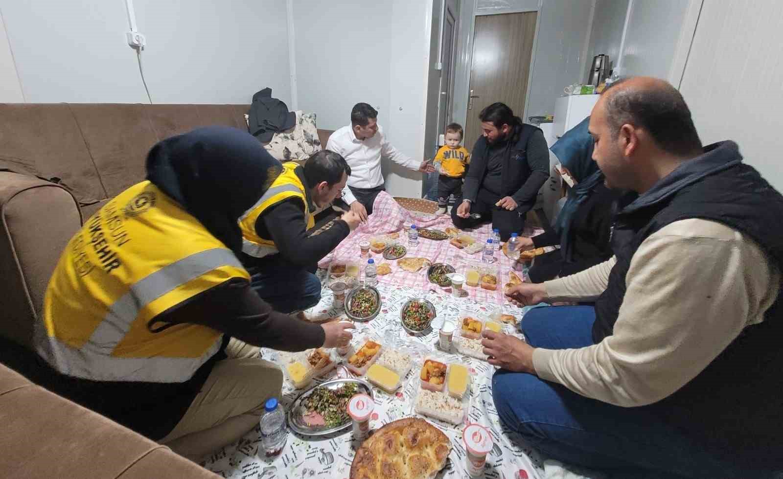 SAMSUN BÜYÜKŞEHİR BELEDİYESİ, GEÇEN 6 ŞUBAT’TA YAŞANAN DEPREMİN ARDINDAN KAHRAMANMARAŞ