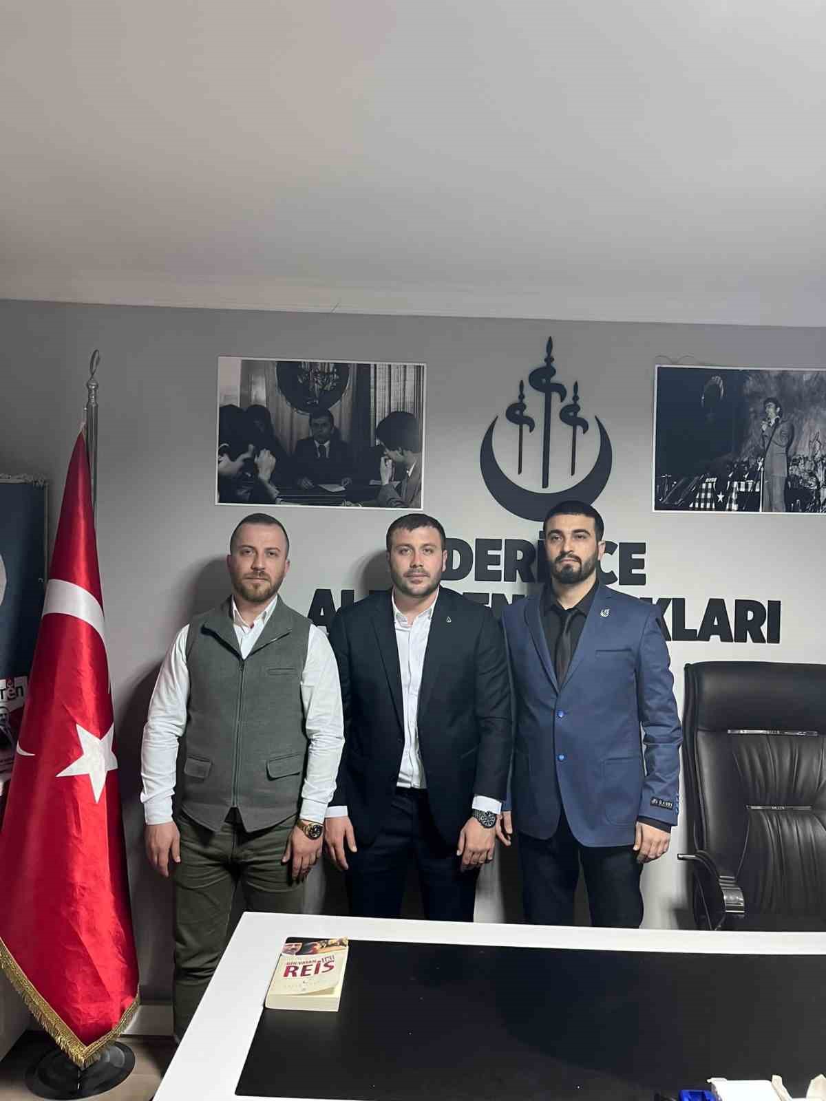 KOCAELİ’NİN DERİNCE İLÇESİNDE ALPEREN OCAKLARI İLÇE BAŞKANLIĞI’NA MUSTAFA SÖNMEZ ATANDI.