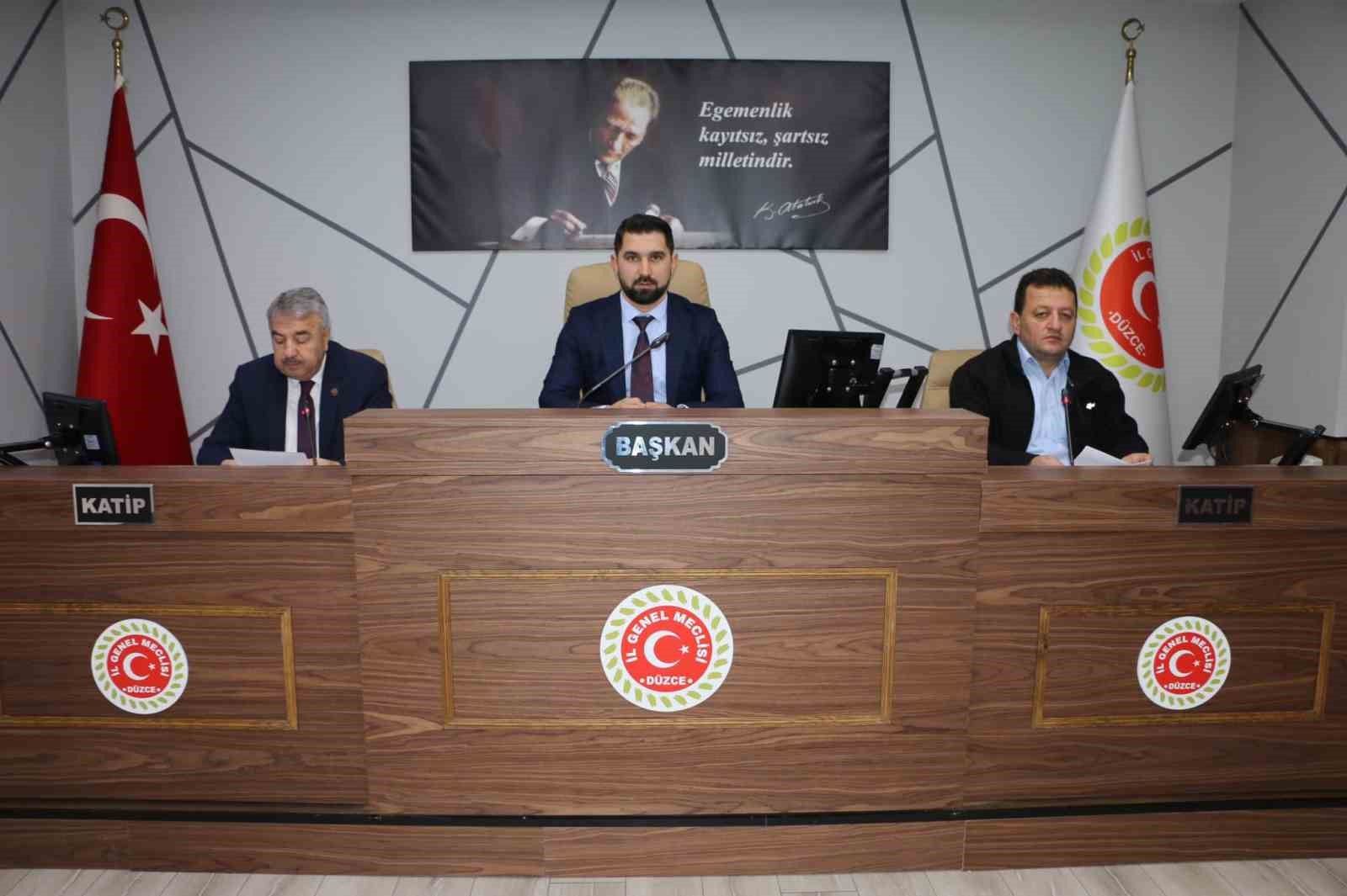 DÜZCE İL GENEL MECLİSİ (İGM) NİSAN AYI SON OTURUMUNDA 7