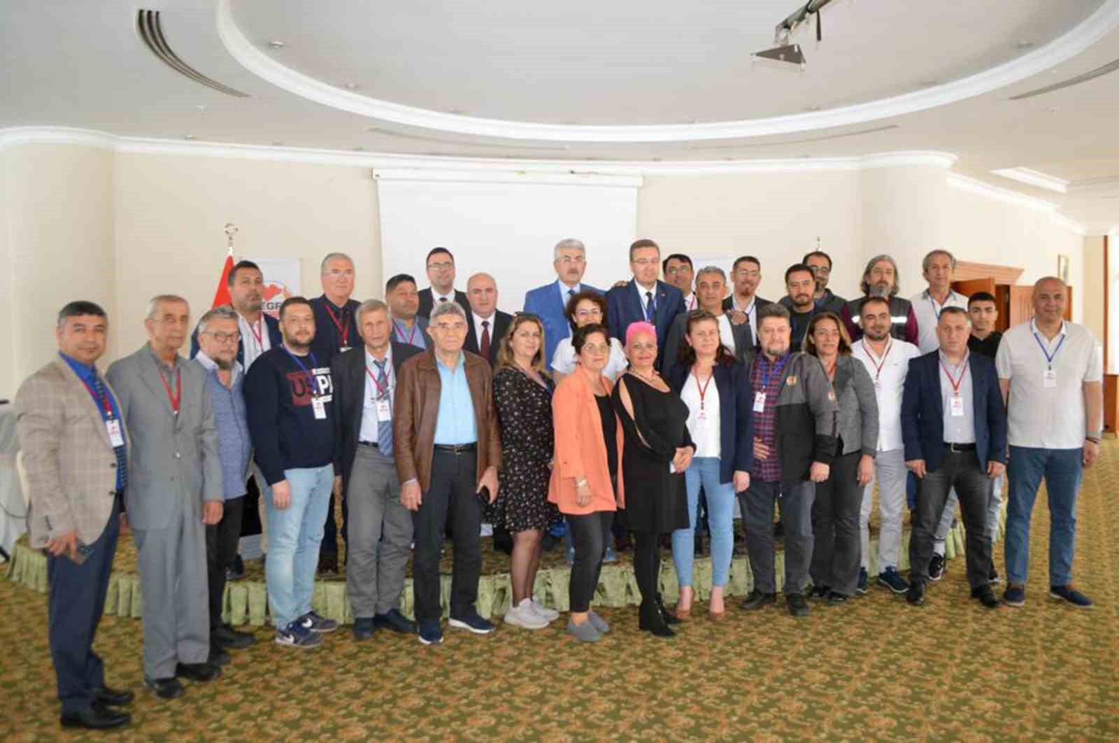 TÜRKİYE GAZETECİLER KONFEDERASYONUNA BAĞLI EGE GAZETECİLER FEDERASYONU’NUN OLAĞAN GENEL KURULUNDA