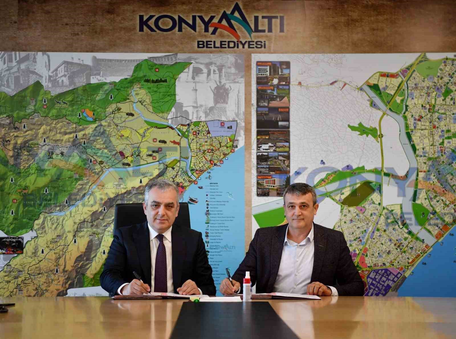 KONYAALTI BELEDİYESİ’NİN BELEDİYE İŞ VE GÜVENLİK İŞ SENDİKALARI İLE YAPTIĞI