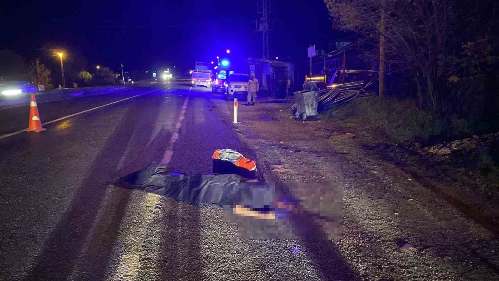 ELAZIĞ'DA TIRIN ÇARPTIĞI BİR KİŞİ HAYATINI KAYBETTİ.