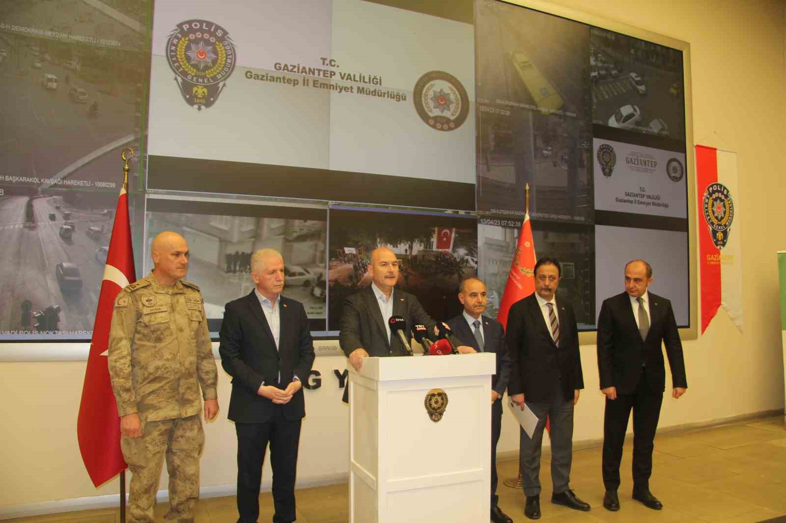BAKAN SOYLU, GAZİANTEP’TE KÖKÜNÜ KURUTMA OPERASYONU İLE İLGİLİ AÇIKLAMALARDA BULUNDU