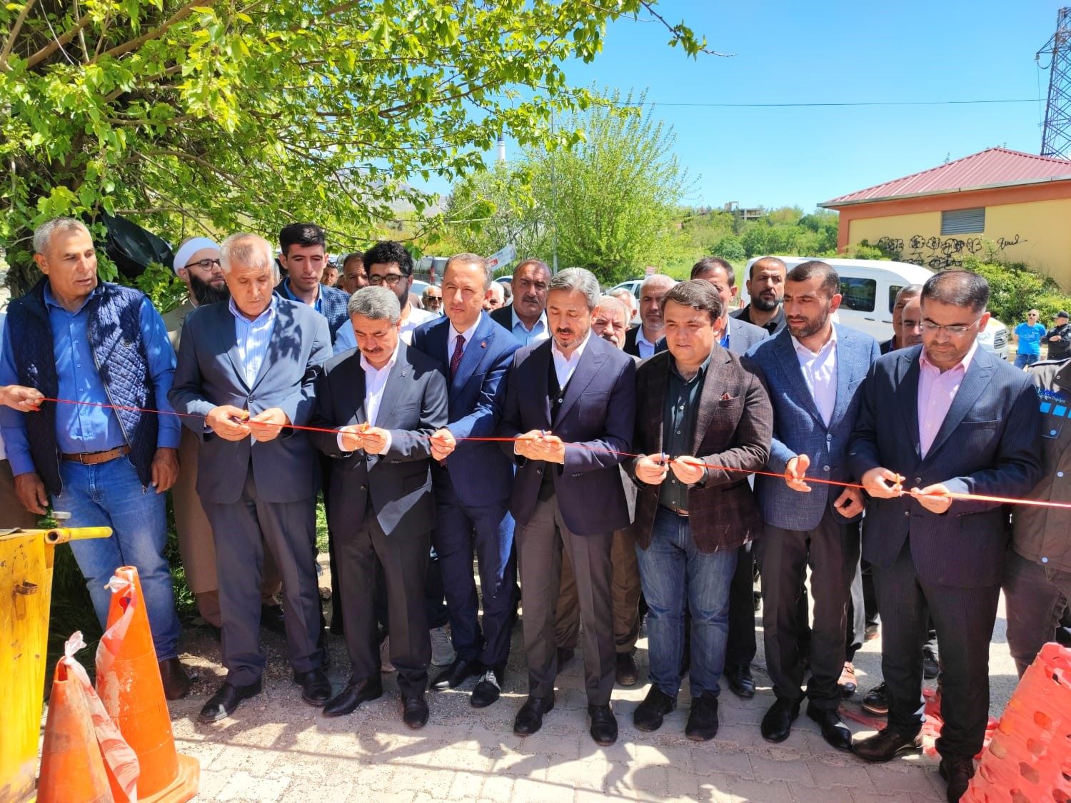 ADIYAMAN'IN GERGER İLÇESİ DOĞALGAZA KAVUŞUYOR.
