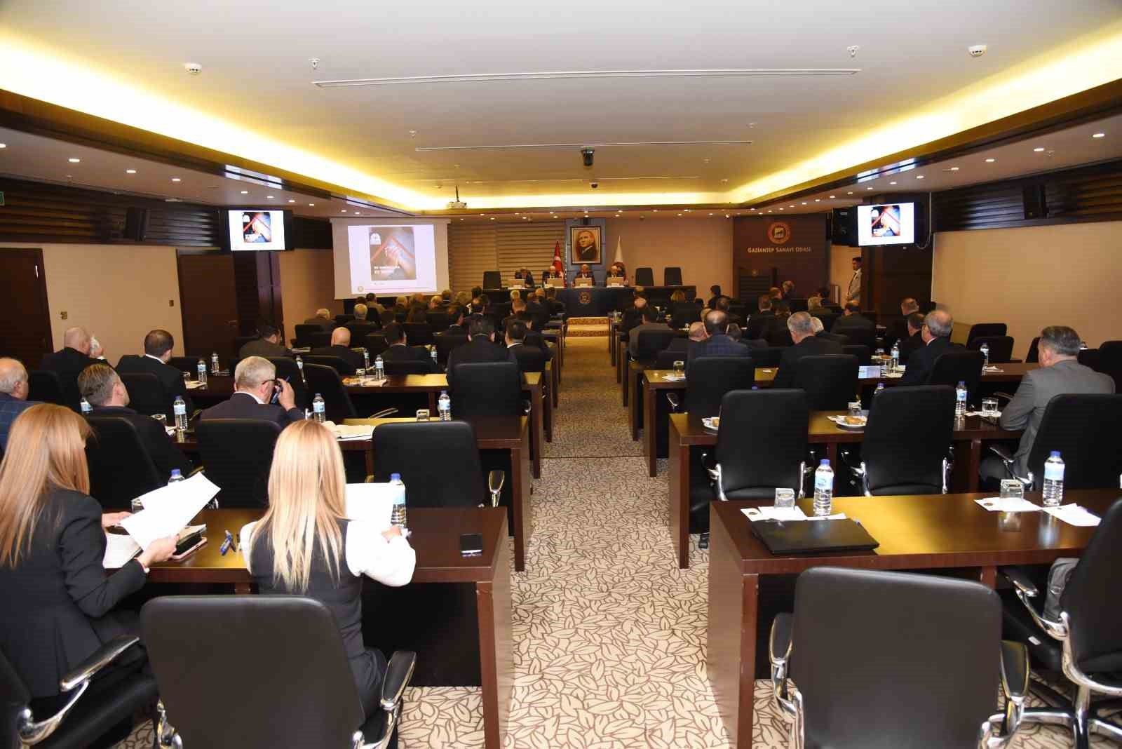 GSO NİSAN AYI MECLİS TOPLANTISI MECLİS BAŞKANI ADİL SANİ KONUKOĞLU’NUN