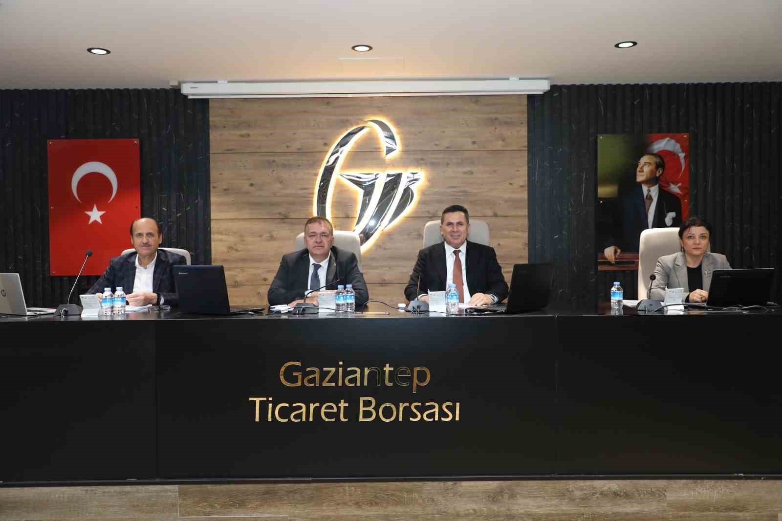 GAZİANTEP TİCARET BORSASI (GTB) NİSAN AYI OLAĞAN MECLİS TOPLANTISI, MECLİS