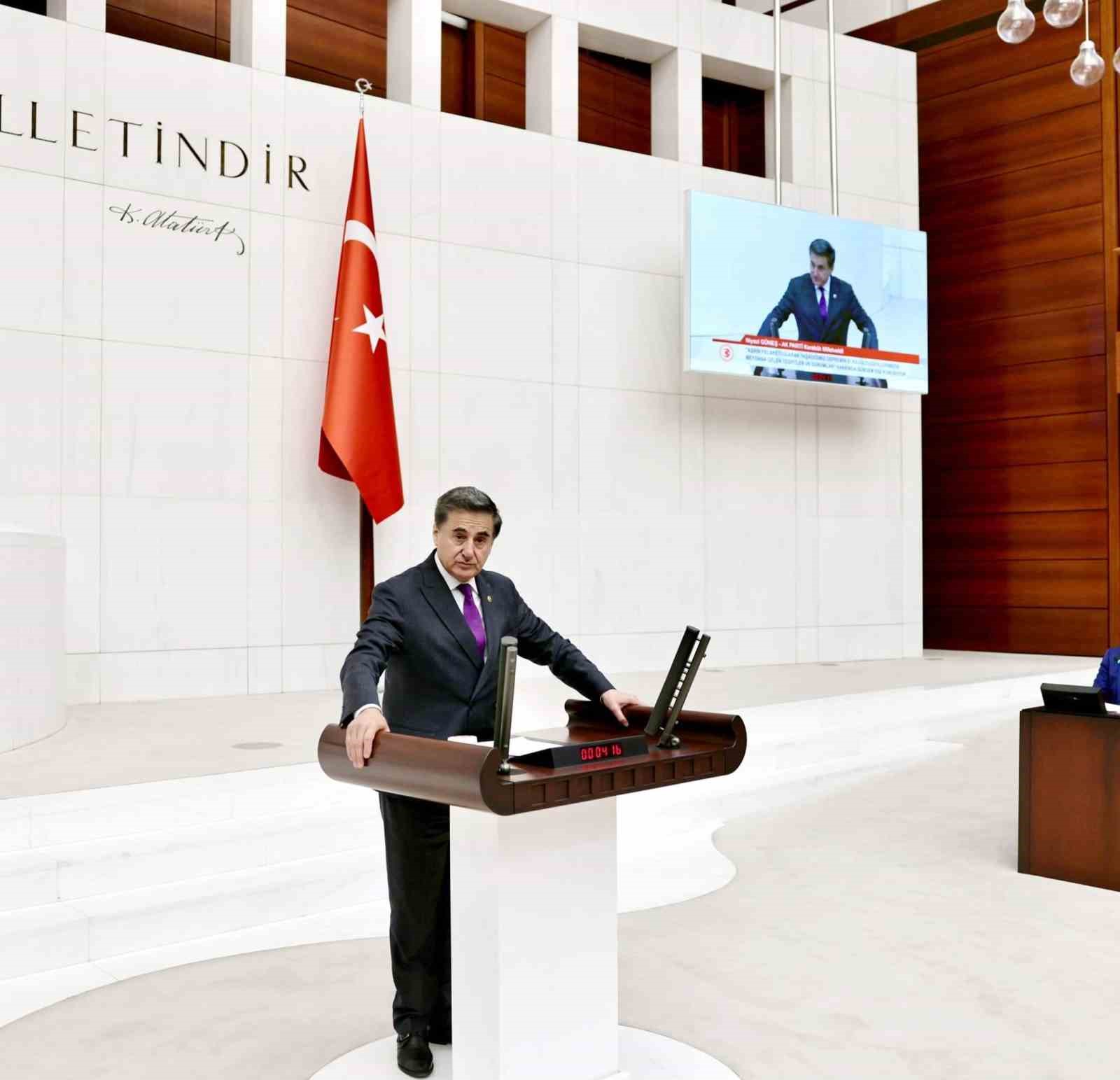 AK PARTİ KARABÜK MİLLETVEKİLİ NİYAZİ GÜNEŞ, KARABÜK DEMİR VE ÇELİK