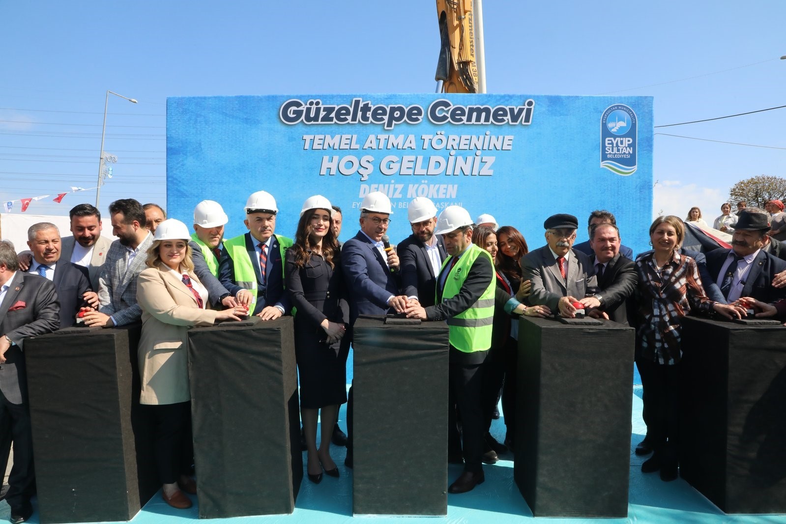 EYÜPSULTAN BELEDİYESİ TARAFINDAN İNŞA EDİLECEK OLAN GÜZELTEPE CEMEVİ’NİN TEMELİ DÜZENLENEN