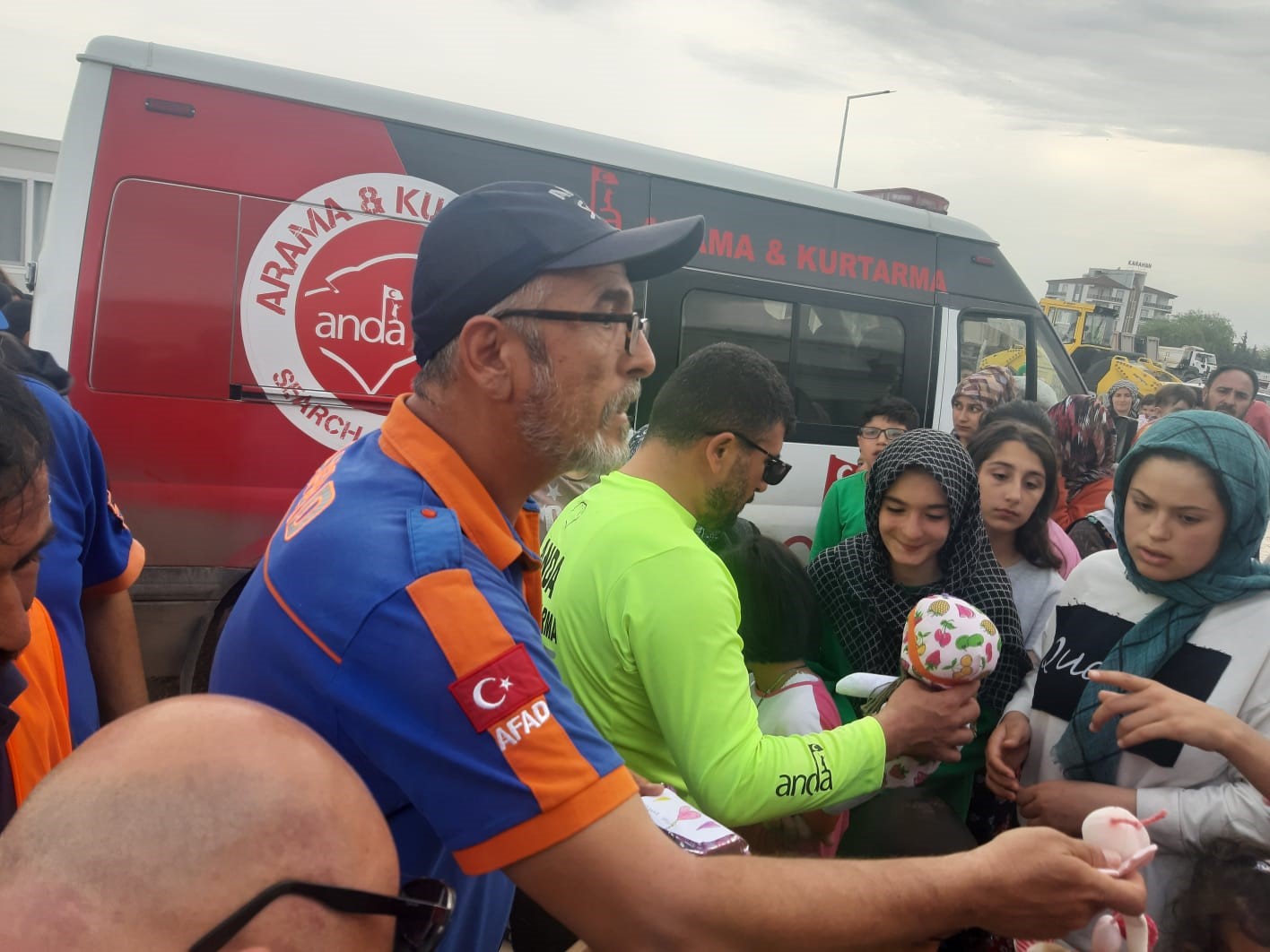 AFAD KAYSERİ İL MÜDÜRLÜĞÜ MÜDAHALE ŞUBE MÜDÜRÜ HASAN SAY, ADIYAMAN'DAKİ