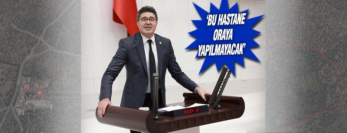 Cumhuriyet Halk Partisi Balıkesir Milletvekili Ensar Aytekin, yapılması yılan hikayesine