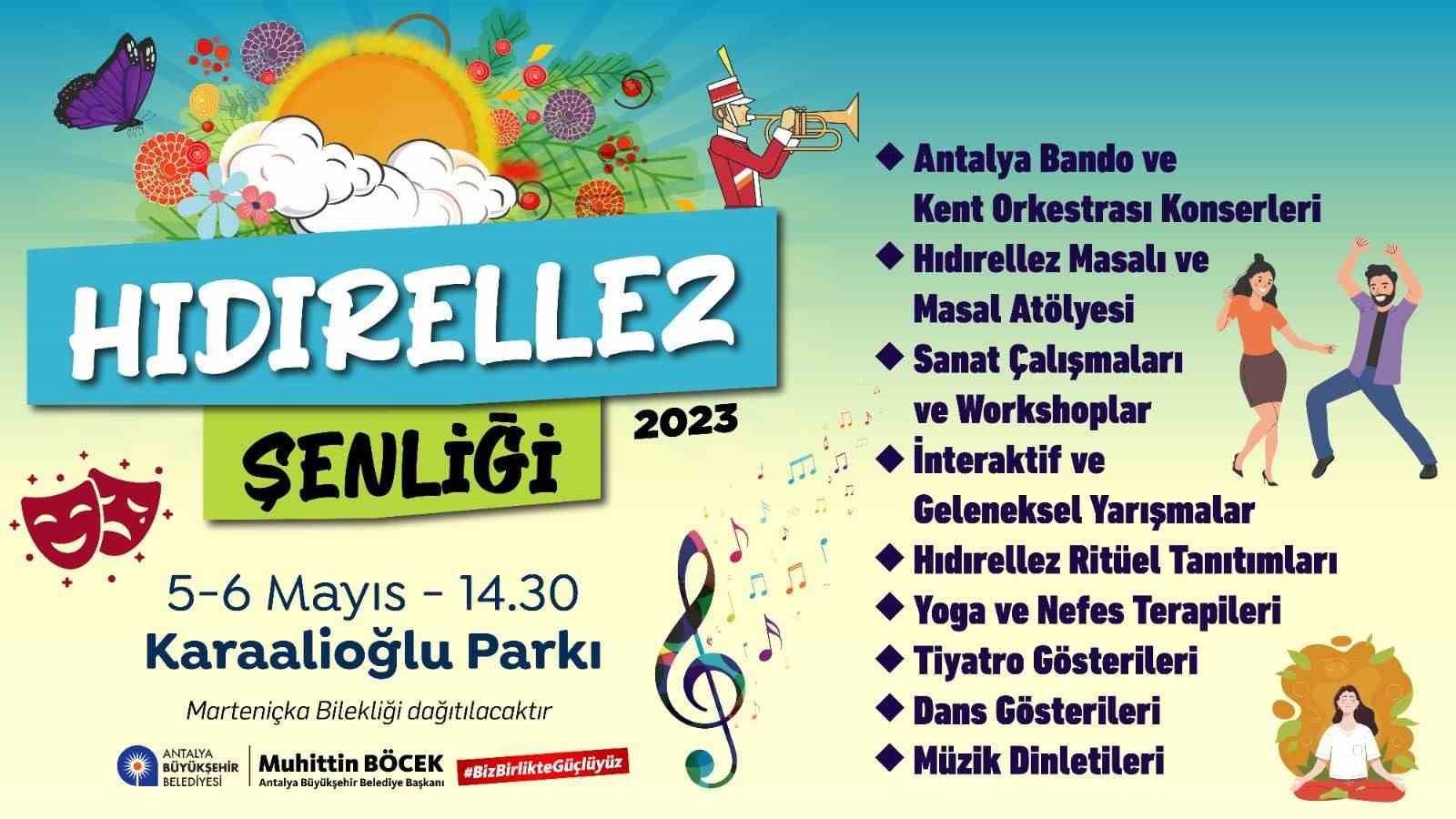 ANTALYA BÜYÜKŞEHİR BELEDİYESİ MAYIS AYI İÇERİSİNDE DÜZENLENECEK FARKLI ETKİNLİKLERLE ANTALYALILARA