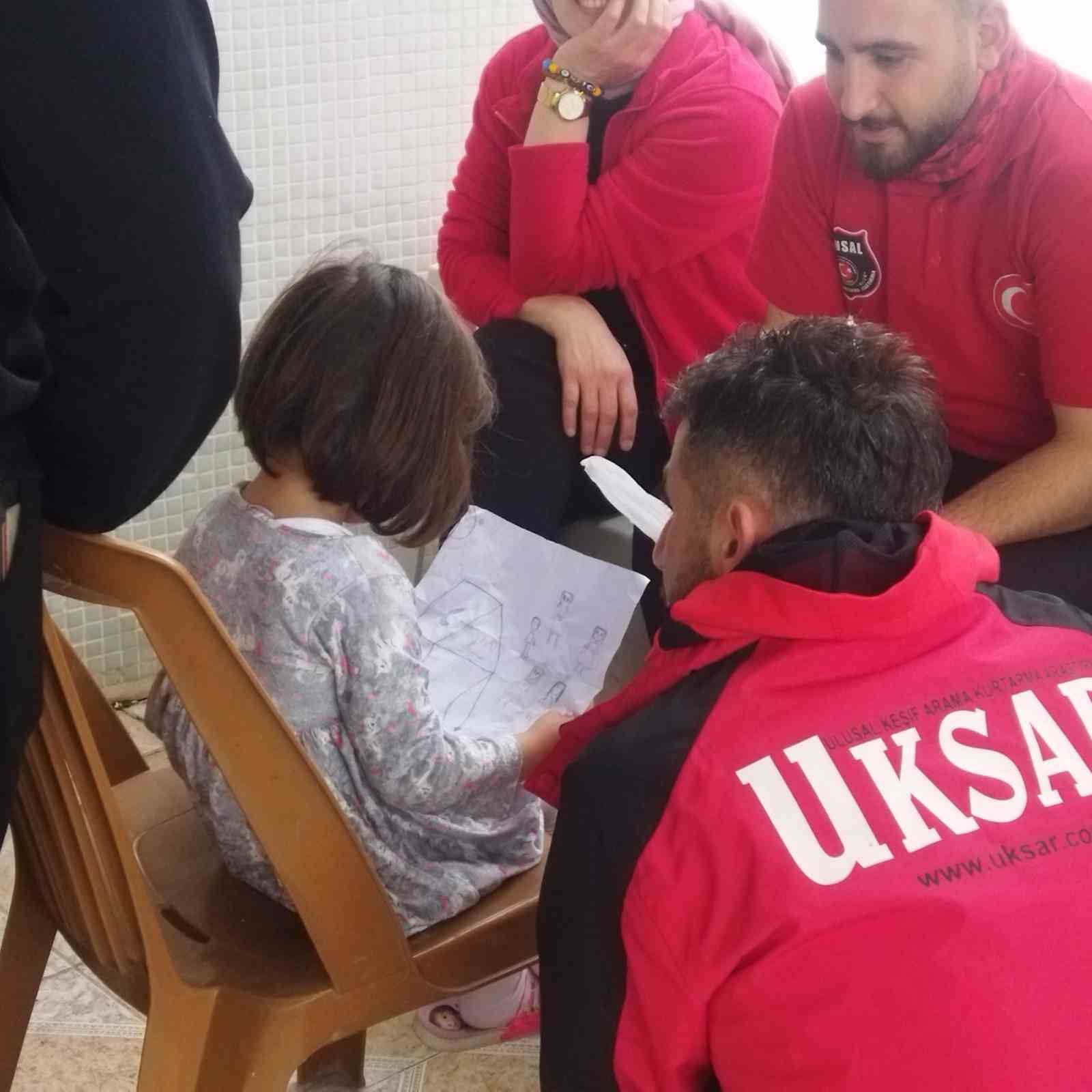 MEKTUBU ALAN HİRANUR VE UKSAR EKİBİ DUYDU DOLU ANLAR YAŞADILAR.