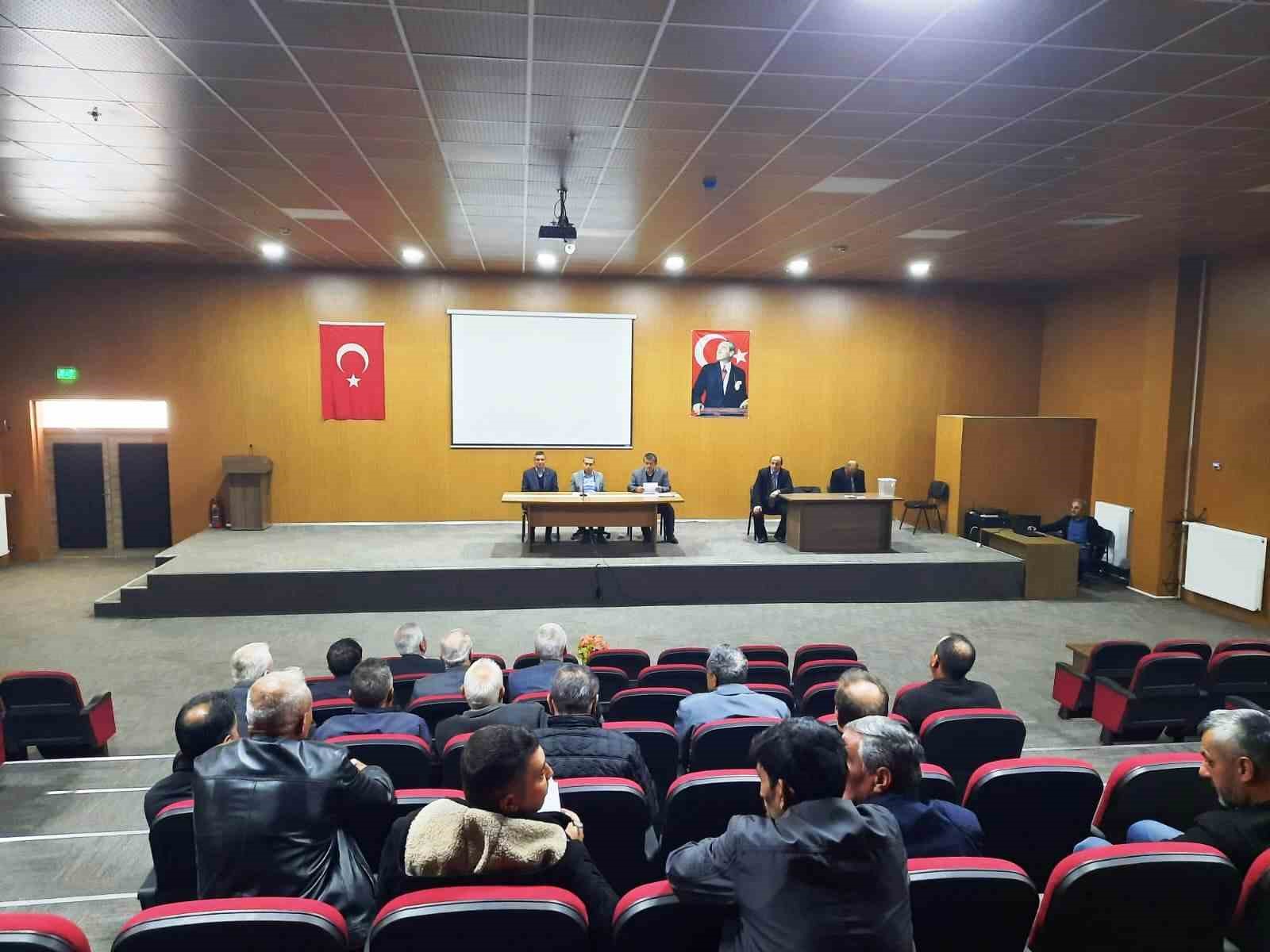 HİSARCIK’TA KÖYLERE HİZMET GÖTÜRME BİRLİĞİNİN OLAĞAN GENEL KURUL TOPLANTISI