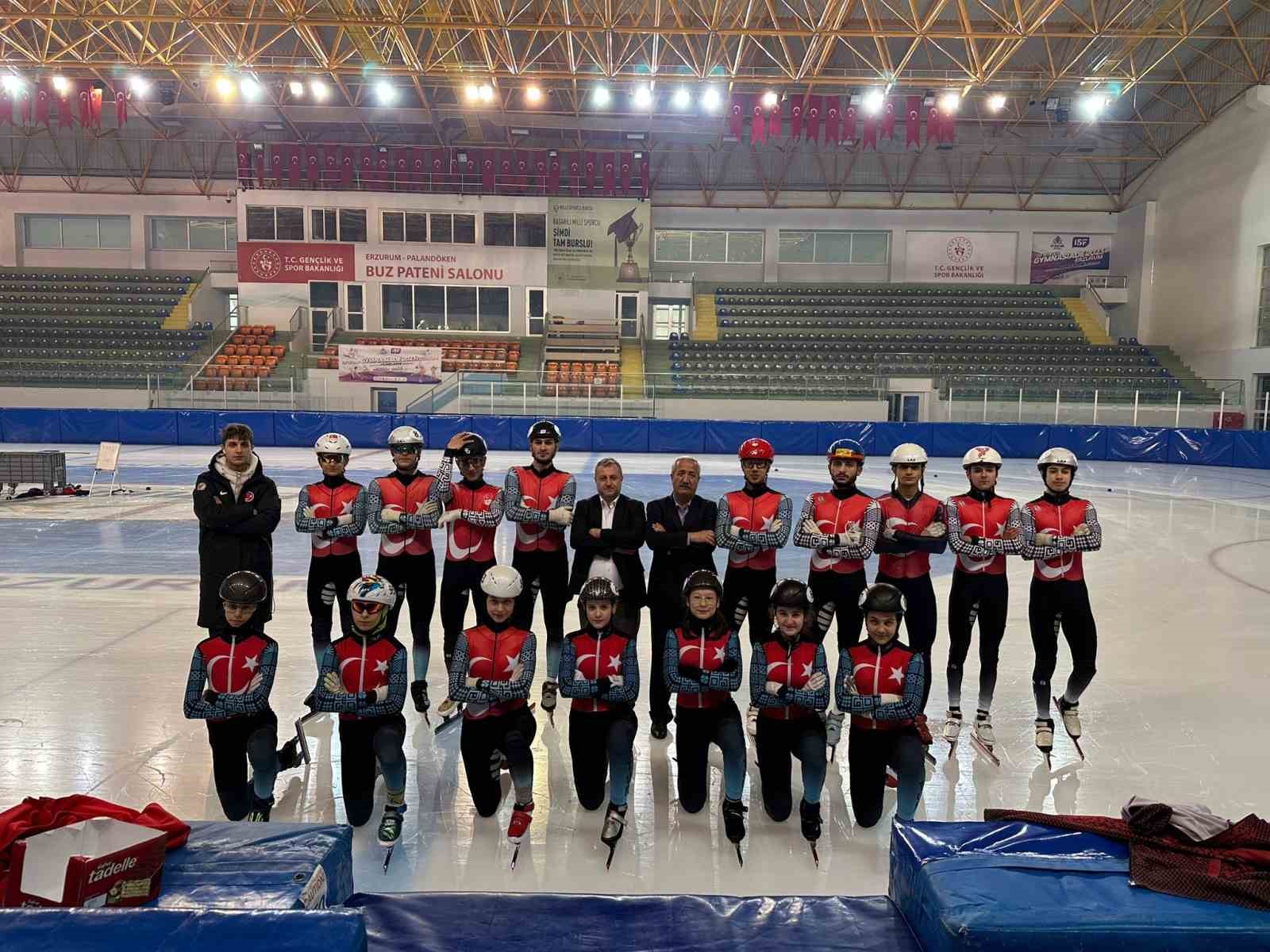 TÜRKİYE BUZ PATENİ FEDERASYONUNCA DÜZENLENEN SHORT TRACK TÜRKİYE ŞAMPİYONASI ERZURUM’DA