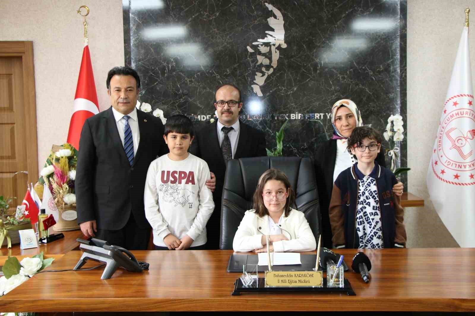 KAYSERİ İL MİLLİ EĞİTİM MÜDÜRÜ BAHAMEDDİN KARAKÖSE, 23 NİSAN ULUSAL