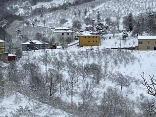 ZONGULDAK - ZONGULDAK’IN ALAPLI GÜMELİ TEPELERİNE AKŞAM SAATLERİNDE YÜKSEK KESİMLERDE