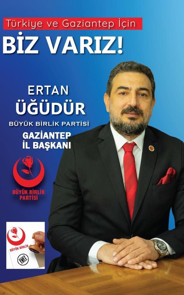 GAZİANTEP'TE MEVCUT BÜYÜK BİRLİK PARTİSİ(BBP) İL YÖNETİMİ FESH EDİLEREK, İŞADAMI