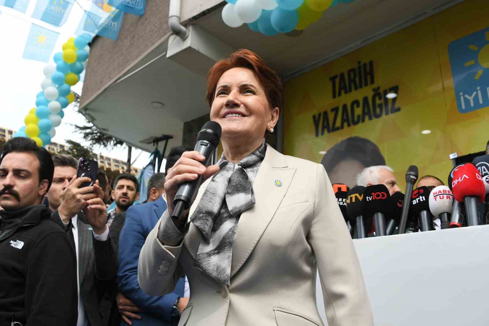 İYİ PARTİ GENEL BAŞKANI MERAL AKŞENER, PARTİSİNİN MİLLETVEKİLİ ANKARA ÇANKAYA