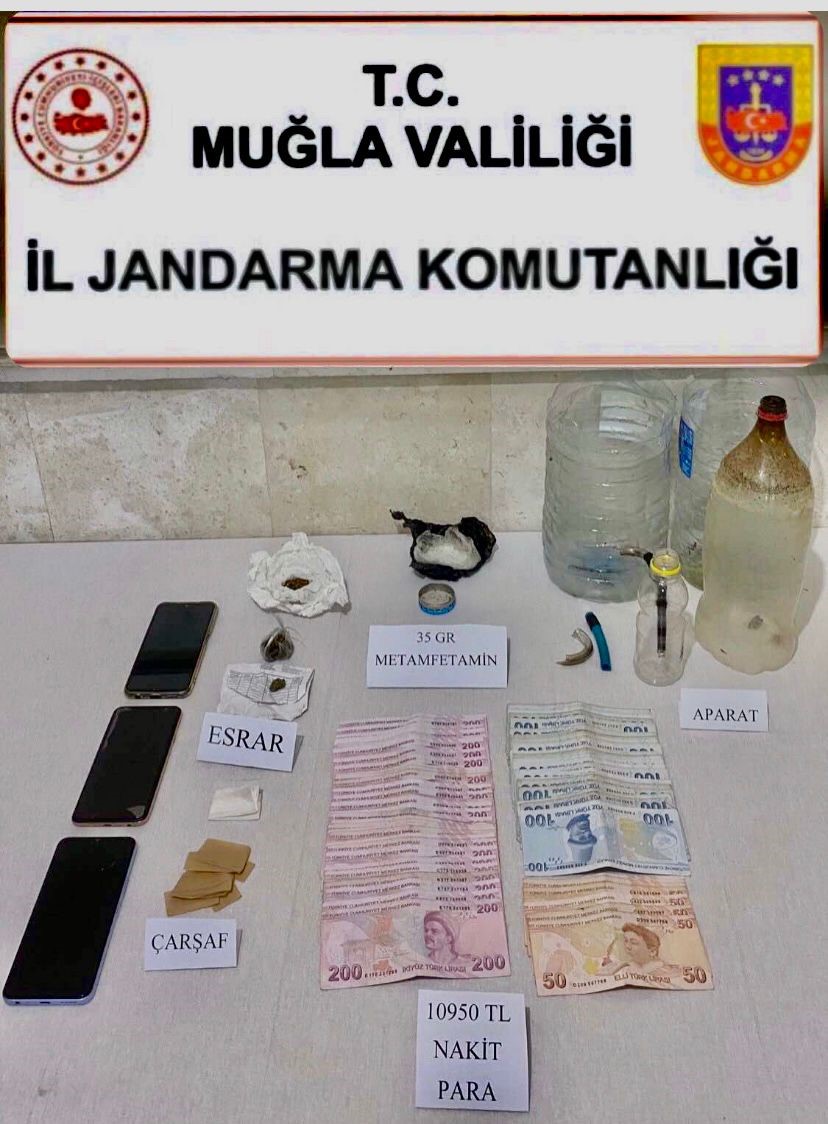 MUĞLA’NIN MİLAS İLÇESİNDE UYUŞTURUCU SATTIĞI İDDİASI İLE TAKİBE ALINAN ŞAHISLAR
