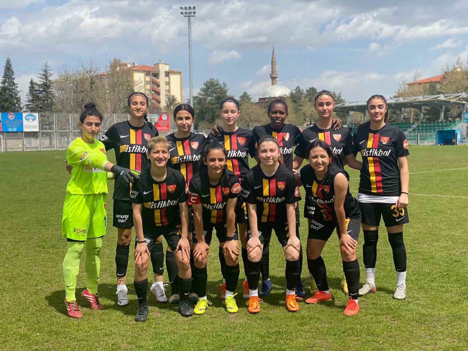 KADINLAR 1. LİG'İN 24. HAFTASINDA YUKATEL KAYSERİ KADIN FK, EVİNDE