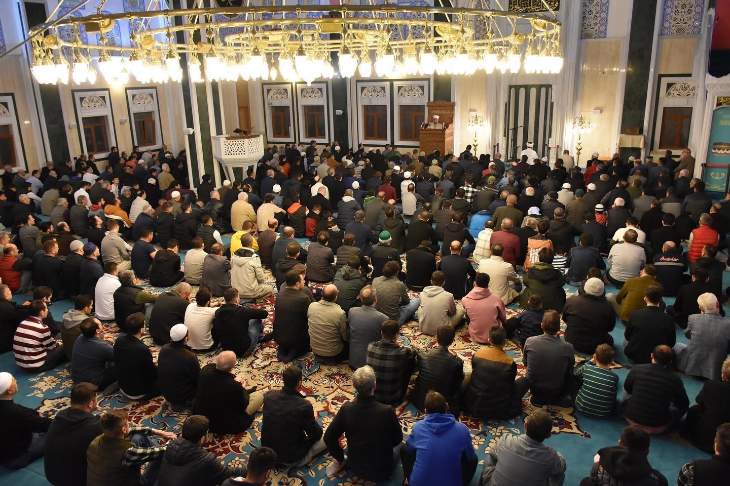 KAYIBOYU CAMİİNDE KUR’AN I KERİM TİLAVETİ İLE BAŞLAYAN KADİR GECESİ