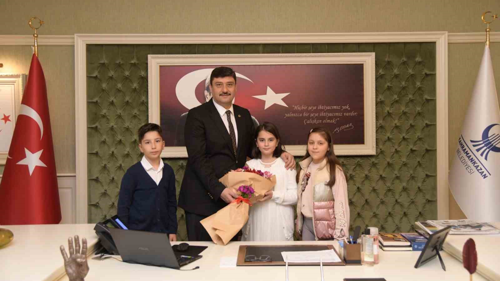 KAHRAMANKAZAN BELEDİYE BAŞKANI SERHAT OĞUZ, 23 NİSAN ULUSAL EGEMENLİK VE