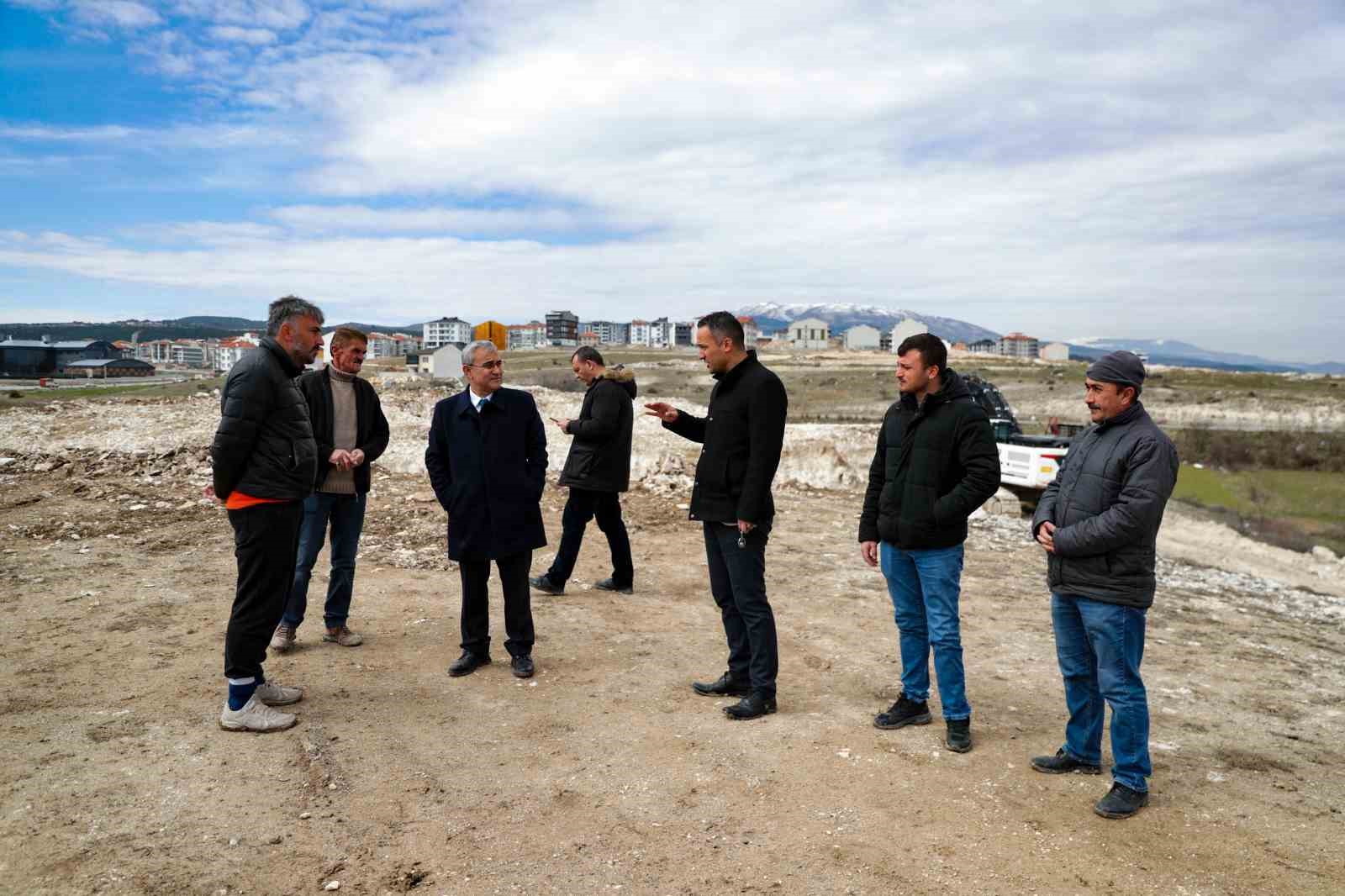 KANAL KÜTAHYA İNŞAAT ALANINDA İNCELEMELERDE BULUNDU