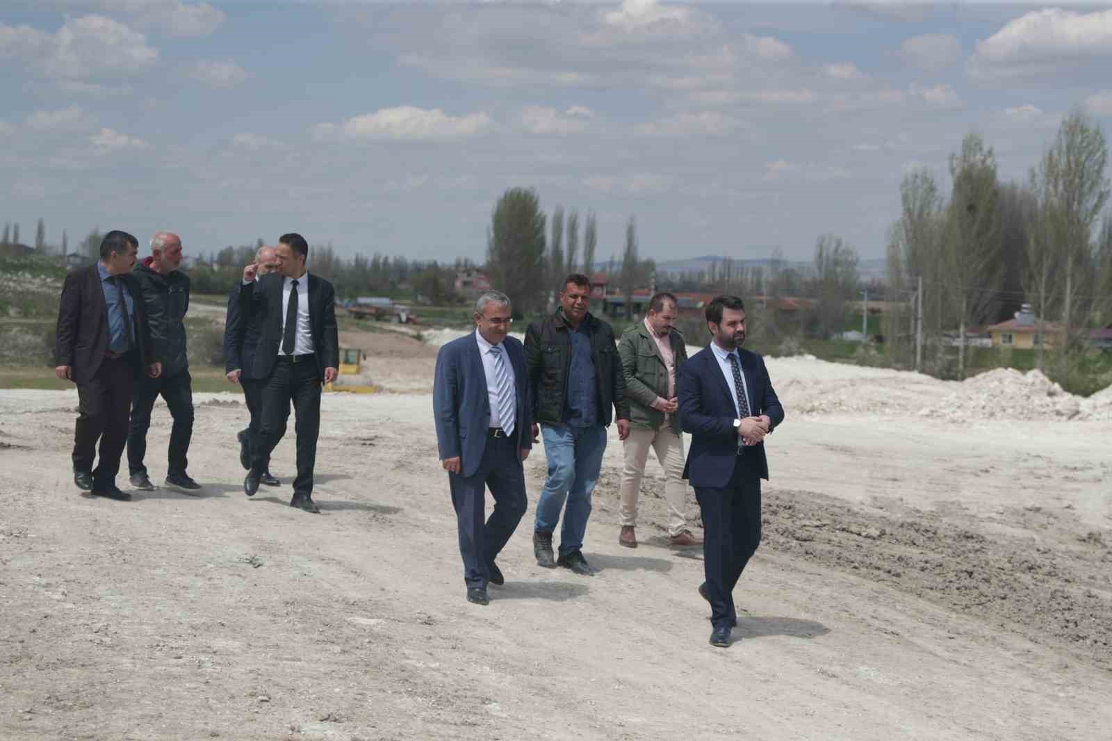 KÜTAHYA BELEDİYE BAŞKANI ALİM IŞIK, 'KANAL KÜTAHYA' PROJESİNİN İNŞAAT ALANINDA