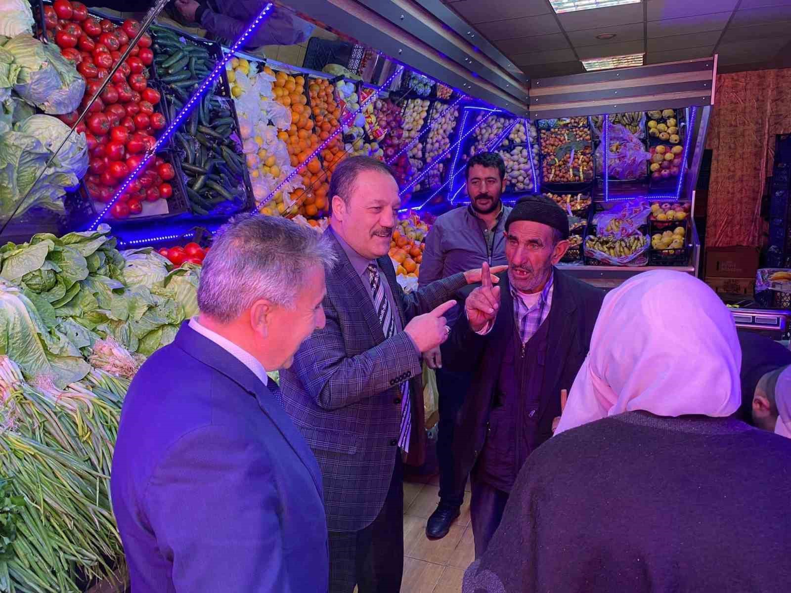 MHP ERZURUM MİLLETVEKİLİ ADAYI NAİM KARATAŞ, HORASAN VE TORTUM İLÇELERİNDE