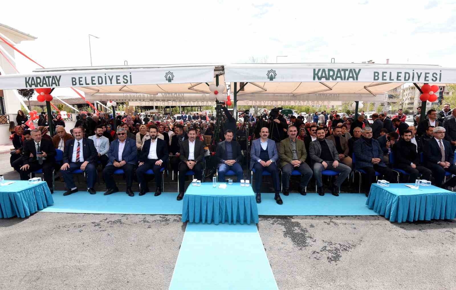 KARATAY BELEDİYESİ TARAFINDAN İLÇEYE KAZANDIRILAN HACISADIK SOSYAL TESİSİ’NİN AÇILIŞI GERÇEKLEŞTİRİLDİ.