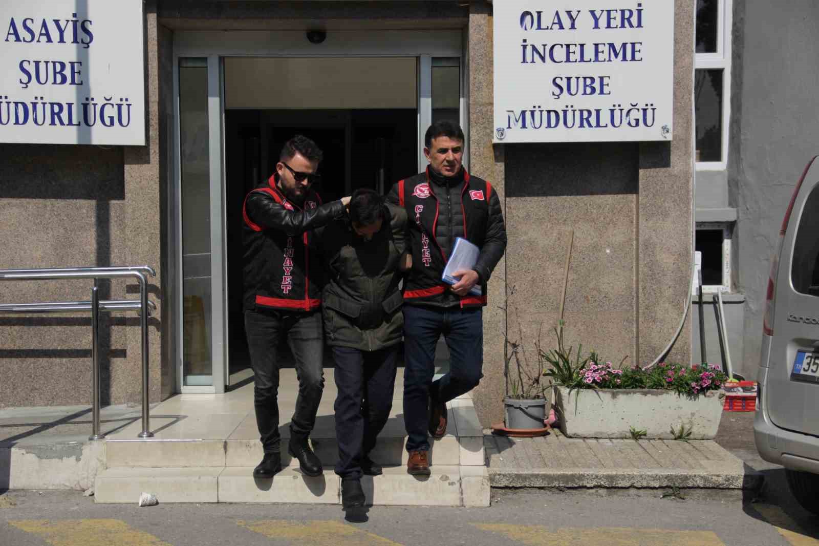 İZMİR'DE İŞLENEN KADIN CİNAYETİNİN ZANLISI ADLİYEDE
